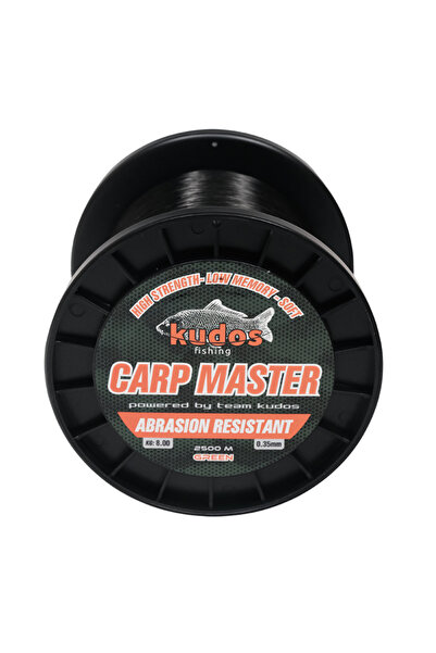 Kudos Carp Master 2500m 0.35 Green Fishing Line Standard - 0.35mm