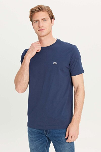 Lee Tricou pentru bărbați L60UFQ cu mânecă scurtă cu gâtul O / Standard bleum...