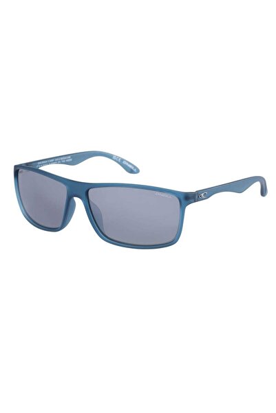O'Neill Polarised Unisex Sunglass, Blue Crystal/Smoke Silver, 9004 2.0 105P