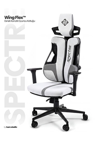 Karr Gaming Spectre Oyuncu Koltuğu - Beyaz