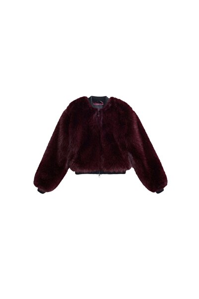 Desigual Blană de damă 25WWEW67 Bordeaux