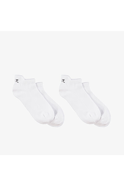 United4 2-Piece Unisex White Socks with Booties Support
