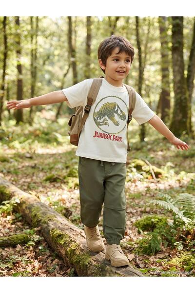 Jurasic World Μπλουζάκι Jurassic World για παιδιά 2-9 ετών - Εκρού