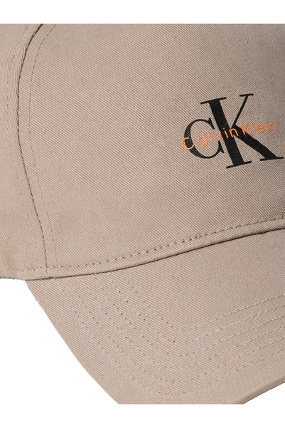Calvin Klein MONOLOGO PRINTED BAS, CKP Erkek Bej Şapka