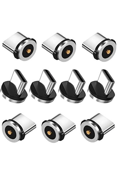 Generic Magnetic Type-C Tips, Magnetic Charging Series (Type-c Tips)/10pc, Ju...