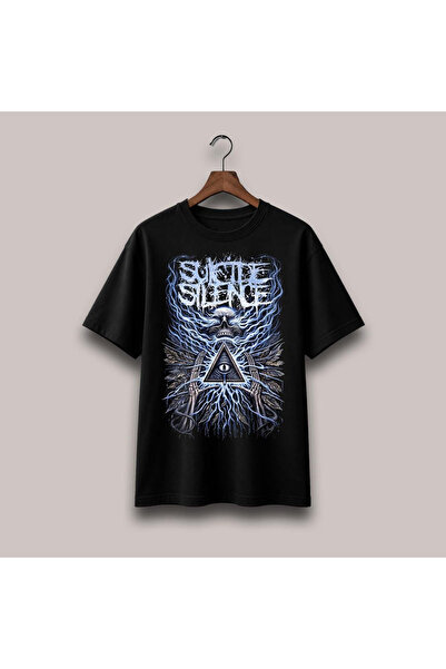 Grafftee Clothing Μπλουζάκι Unisex Oversize με στάμπα Suic de Silence