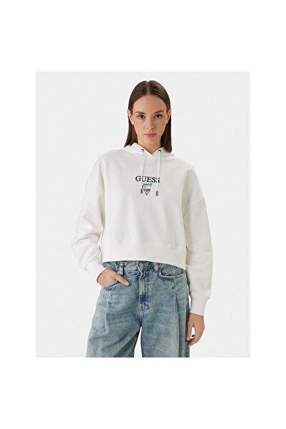 Guess Jeans Bluză de damă W6RQ00K68I4 Albă