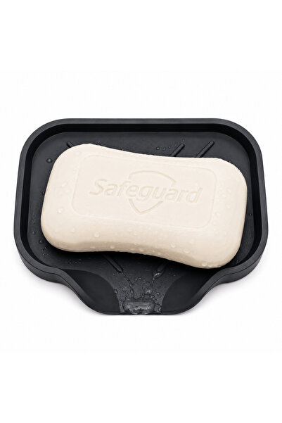 Sapun Self-Draining Soap Dish, Water-Proof Drain Tray, for Bathroom and Kitch...