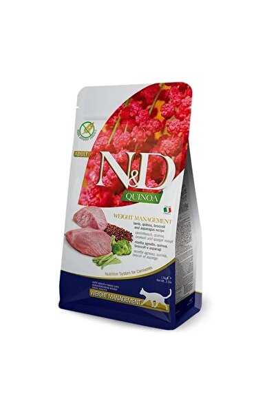 Farmina N&D Quinoa Weight Management Tahılsız Kuzu Etli Yetişkin Kedi Maması ...