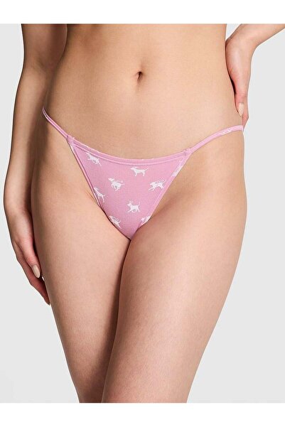 PINK Pamuklu Askılı Bikini Külot