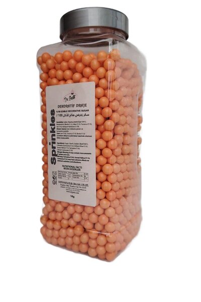 DRGUSTO Perle de zahăr portocalii 1kg