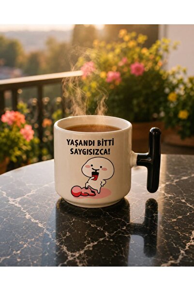 Hediyeni Al Yaşandı Bitti Disrespectfully Special Design Printed Ceramic Coff...
