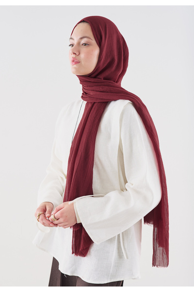 Freshscarfs Σάλι Πρέμιουμ Ντουμπάι Μπορντό