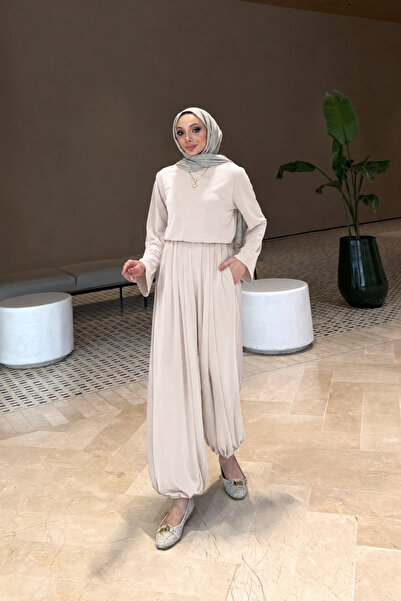 Riella BUTİK Hera Oysho Kumaş Oversize Günlük Tesettür Takım