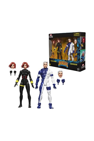 Hasbro Отмъстителите: Легенди Отмъстителите Черната вдовица и Куиксилър 15 см...