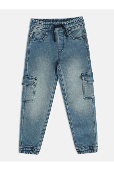 MINI KLUB By Styli Boys Faded Cargo Jeans