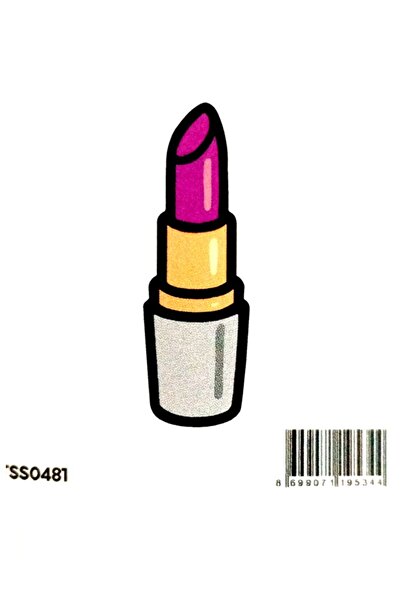 ekstrafix The Sticker Story Lipstick Tss0481 Personification Sticker - 2 Pieces