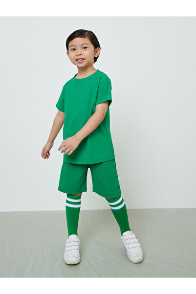 Styli Boys Cotton Sports Jersey Shorts With Side Pocket