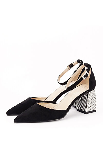 SOFILINE Pantofi negri eleganți cu mărgele argintii BSD42-1 04