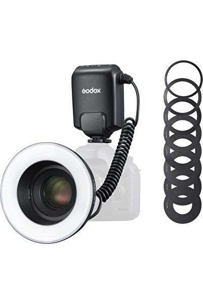 Godox فلاش حلقي ماكرو ML150II للكاميرا، ضوء حلقي GN12 CCT 5800K±200K لكاميرات...