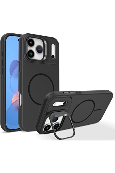 Arabest Magnetic Phone Case,Metal Lens Frame,Bracket,Shockproof,Frosted Slim,...
