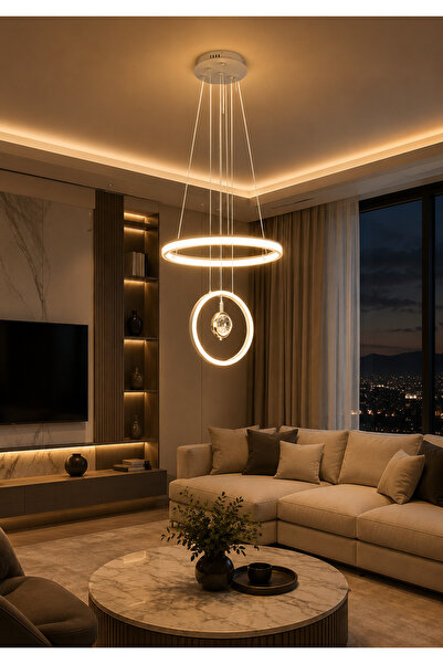 Grecia Elite Chandelier Modern Design 3 Lights Adjustable Length |   65W
