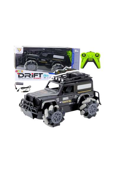 LEAN Mașină off-road cu telecomandă, 360 °   rotație, 1:12, negru, 23056