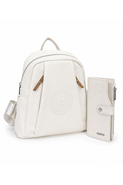 Just Polo 2-Pack Original Justpolo Women's 9-Compartment Backpack and Wallet ...