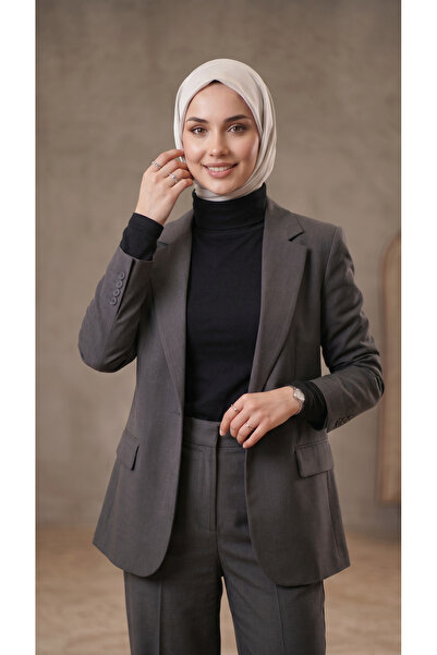 byTOROS Women's Black Hijab Turtleneck - Turtleneck Long Sleeve Badi - Half Turtleneck