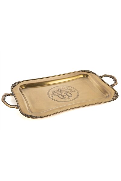 Mikasa Moor Horse Copper Antique Rectangular 44X24 Tray