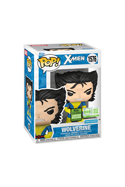 Funko Share Pop! Wolverine #1576 w/ Protector LE 5000 Shared ECCC Sticker Exc...
