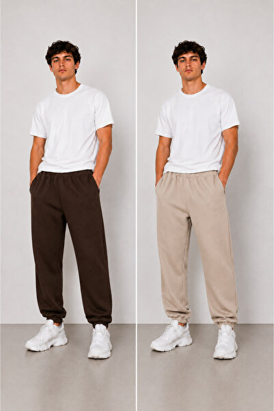 ZİYMO 2-Piece Men's Elasticated Leg Track Pants