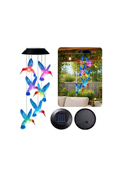 LEAN Lampă solară Colibri, 53 x 12.5 cm, multicoloră, 20681