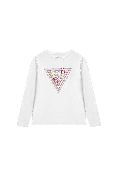 Guess Bluză de fată J5BI13J1314 Albă