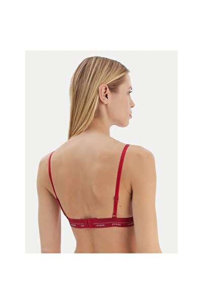 Guess Sutien fără sârmă pentru femei O4YC16KCF20 Roșu
