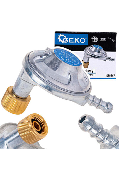 GEKO Reductor de gaz propan-butan unghiular, 37 mbar, 1,5 kg/h, G80547