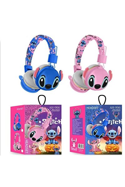 Stitch "Stitch" Wireless Headphones for Children with Model Ah-906 Feature a ...