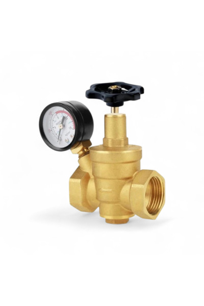 Orisa Upgraded Heavy Duty Brass 1" Dinamo Water Pressure Regulator and Reduce...