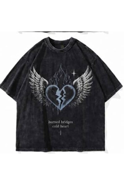 classy moda Unisex πολύχρωμο μπλουζάκι με στάμπα Oversize Streetwear Άνετη εφ...