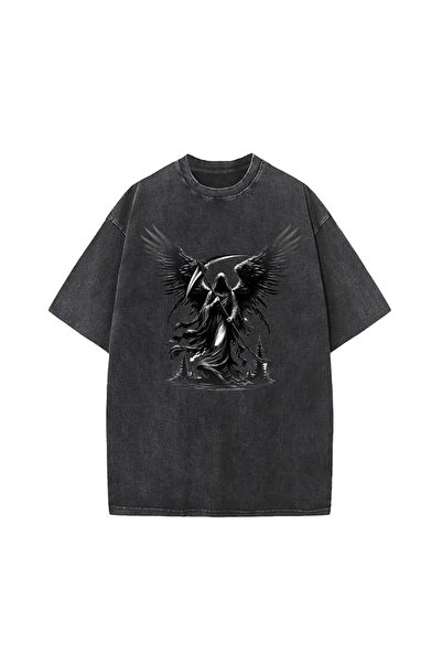 classy moda Unisex πολύχρωμο μπλουζάκι με στάμπα Oversize Streetwear Άνετη εφ...