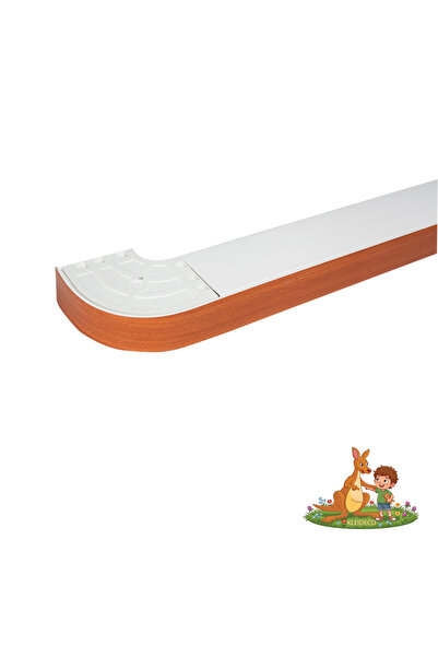 KLEIDECO Sina perdea PVC Kleideco, model DORTMUND, 3 canale, cu masca decorat...