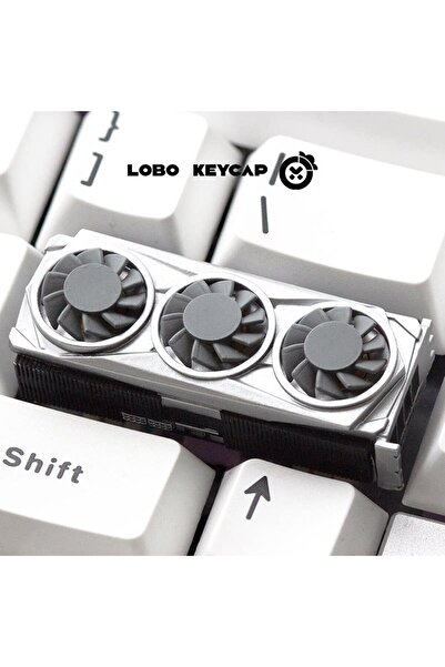 Choice BROWN Lobo Keycap Graphics Card Keycap 2.25u Resin Custom Replaceable ...