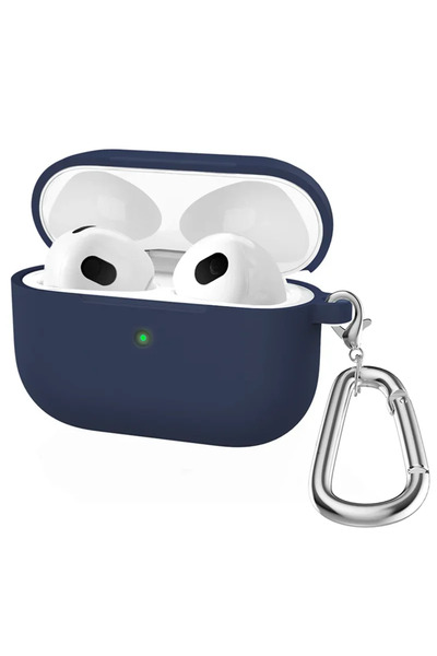 Choice42 جراب سماعة أذن من السيليكون Airpods 4 Midnight Blue 15 لسماعات Airpo...