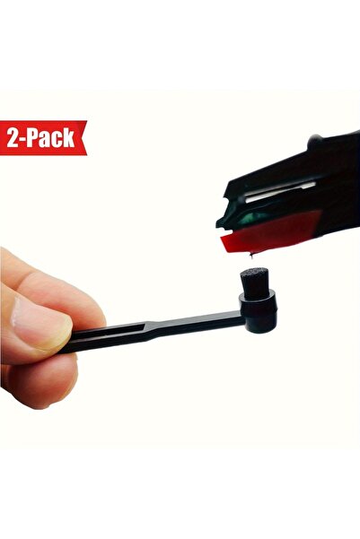 Choice 2-Pack Carbon Fiber Stylus Cleaning Brushes, Efficient Anti-Static Vin...