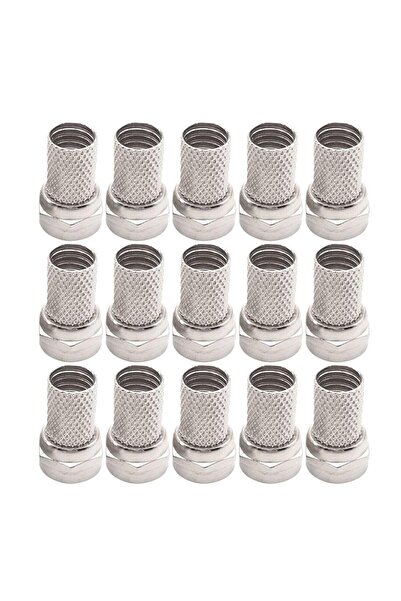 Choice 15pcs New Copper Twist On RG6 F Type Cable Connector Plugs High Qualit...