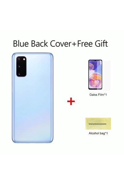 Choice3 Blue back cover Back Housing Cover For S20 Battery Back Cover Glass P...