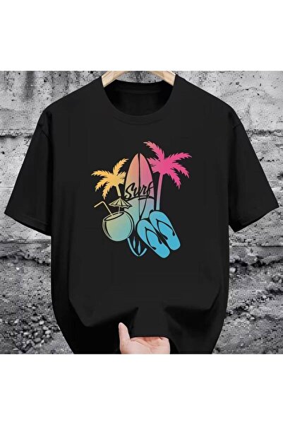 KYMC07 Short-Sleeve T-Shirt with Round Neck Casual Summer Made of Breathable ...