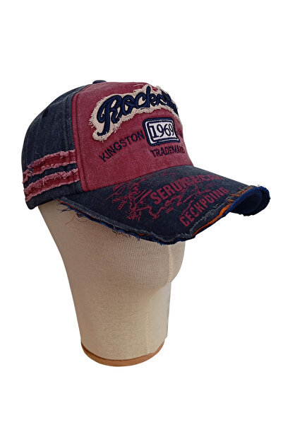 WINNERS Rock Shank 1969 Lacivert - Bordo Eskitme Şapka