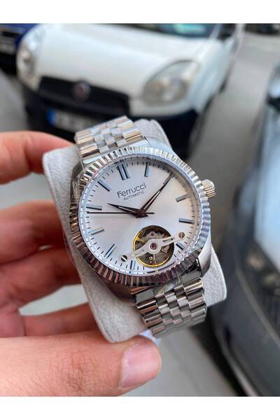Ferrucci OTOMATİK İSKELET JUBİLE KORDON ERKEK KOL SAATİ