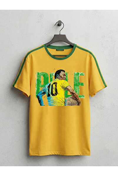 MAGORS Tricou unisex cu imprimeu Pele, croială oversize, cu gât crewneck, Bra...